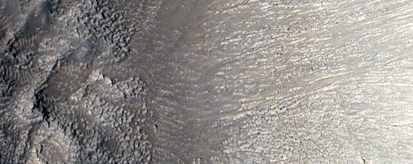 Fresh Impact Crater in Northern Plains