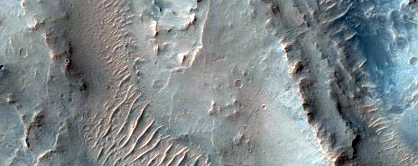 Landslide Lobe in Eastern Ius Chasma