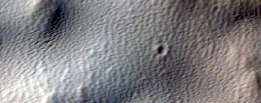Candidate New Impact Site Formed Between May 2007 and January 2009