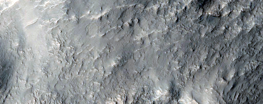 Central Structure of an Impact Crater in Northern Terra Cimmeria