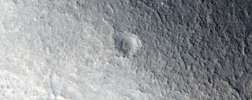 Massif in Protonilus Mensae