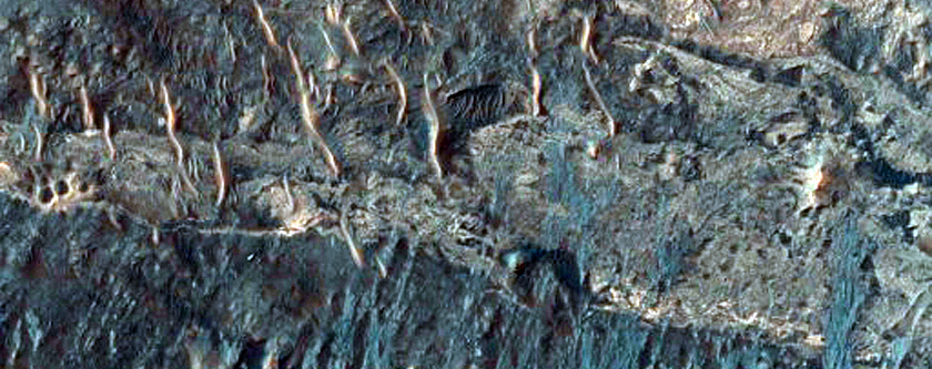 Layered Rocks in Ius Chasma