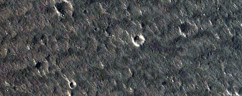 Crater and Very Fresh Small Crater