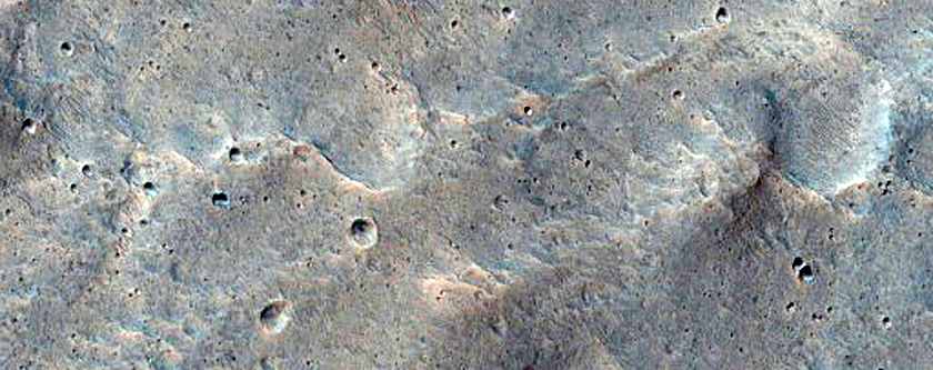 Small Crater Filled by Deltaic Deposits