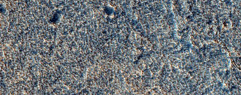 Crater in Arcadia Planitia