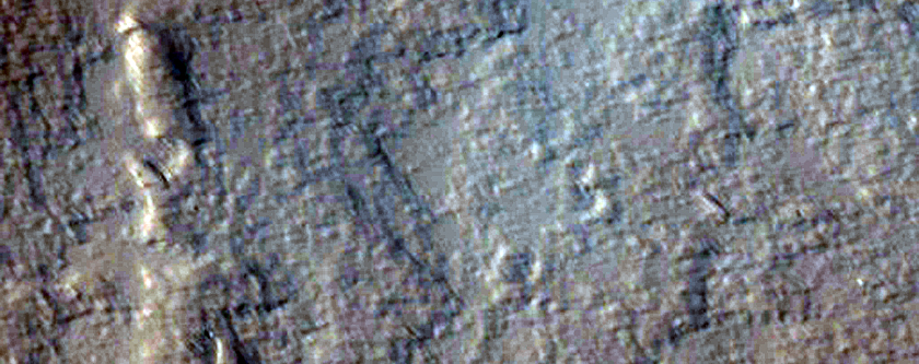 Fractures or Channels Northeast of Ascraeus Mons