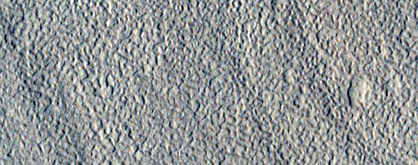 Lineated Valley Floor Material in the Acheron Fossae Region