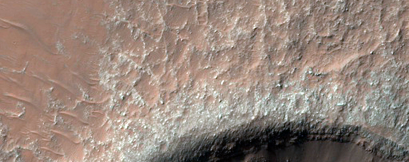 Ejecta from Holden Crater