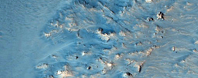 Well-Preserved Impact Crater with Central Peak in Acidalia Planitia