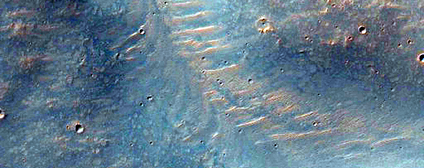 Valley Heads Near Sharp Crest