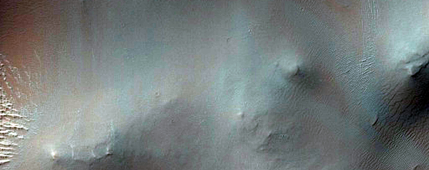 Craters in Terra Sabaea