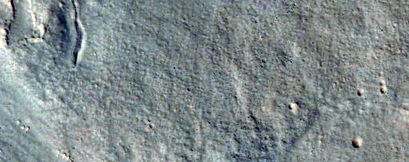 Crater with Gullied Walls
