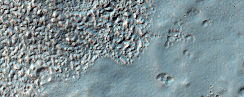 Flow Features in Icaria Planum