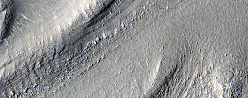 Crater in Terra Sabaea