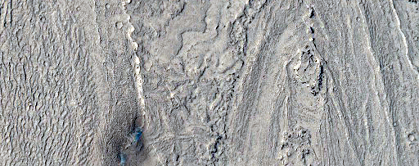 Vent and Flows and Channels South of Persbo Crater