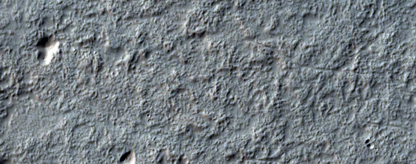 Narrow Channels on Crater Floor