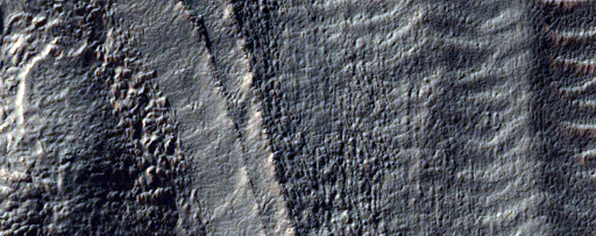 Fretted Terrain Valleys and Massif Contact