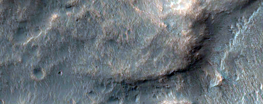 Bright Layers in Columbus Crater