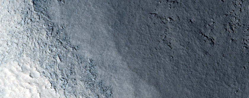 Massif in Protonilus Mensae