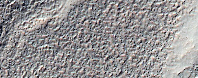 Incised Features on Floor of Crater North of Newton Crater