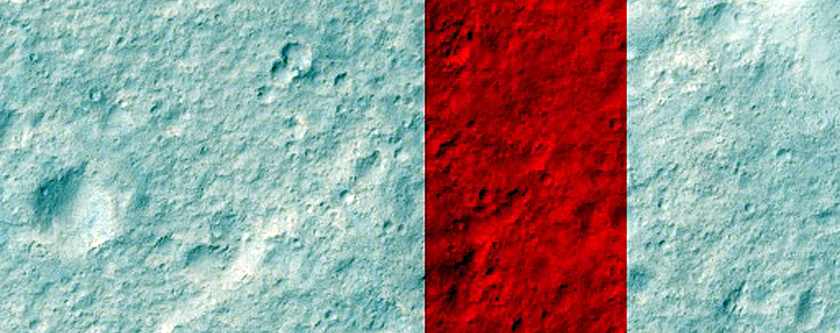Portion of Fan Feature at Distal End of Hypanis Valles System