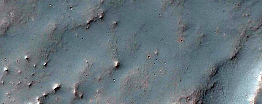 Crater with Smaller Crater on Rim