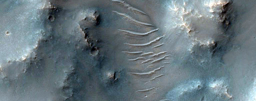 Central Peak of an Impact Crater