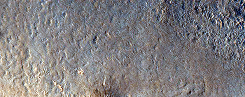 Textured Plain Immediately Adjacent to Trough in MOC M04-00421