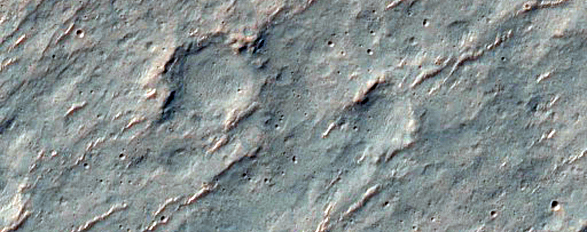 Wrinkle Ridge in Hesperia Planum