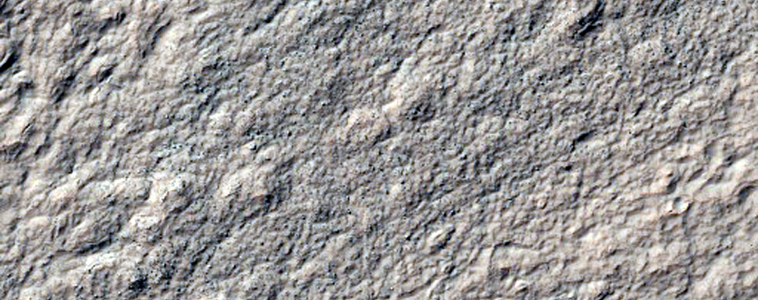 Crater North of Hellas Planitia