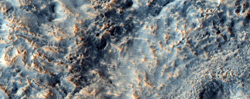 Fretted Terrain in Colles Nili