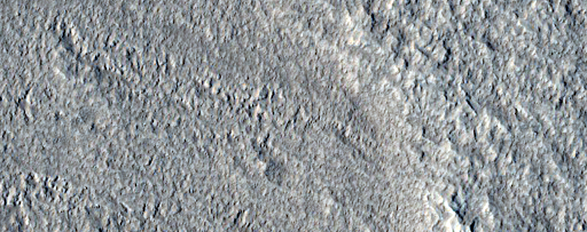 Channels West of Sinton Crater