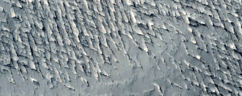 Crater with Chaotic Terrain