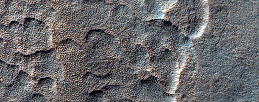 Possible Fan on West Margin of Hellas Planitia