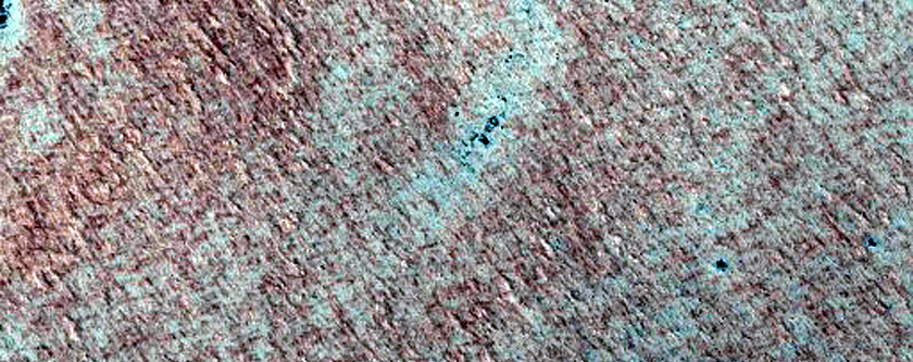 Southeast Rim of Korolev Crater