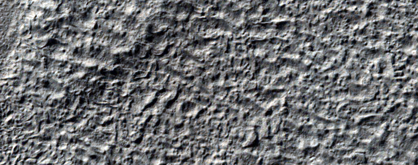 Possible Gullies in Crater