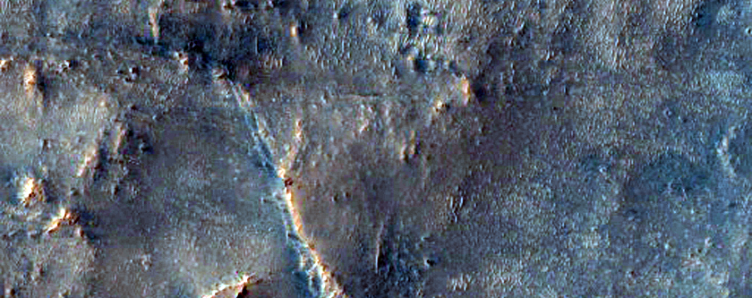 Possible MSL Rover Landing Site in Northeast Syrtis Region