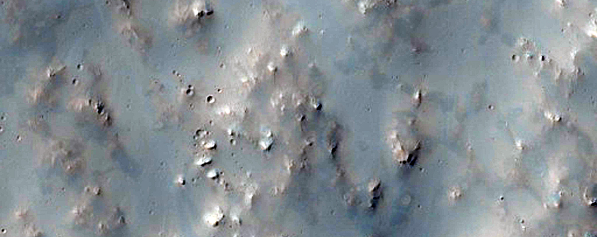 Rim of Central Pit Crater within Huygens Crater
