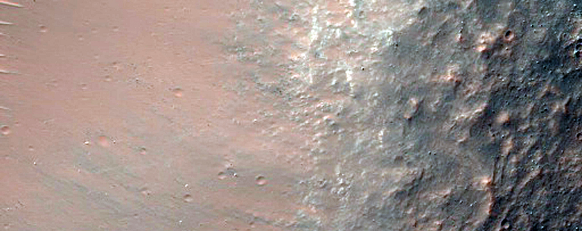 Crater with Textured Floor