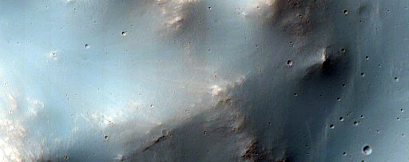 Olivine-Rich Wall of Pickering Crater