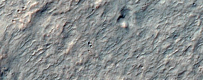 Wrinkle Ridge in Hesperia Planum