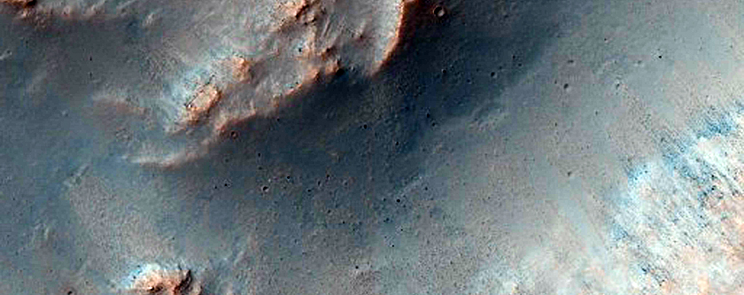 Crater in Coracis Fossae Region