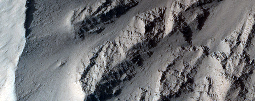 Northern Edge of Olympus Mons Basal Scarp