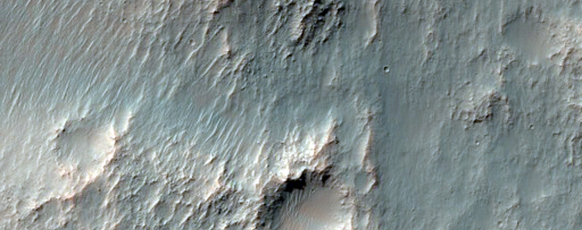 Possible Exposed Layers Near Atlantis Chaos