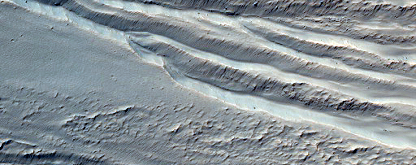Gullied Crater Wall