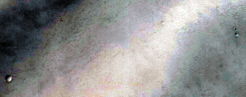 Escarpment Or Ridge in Ius Chasma