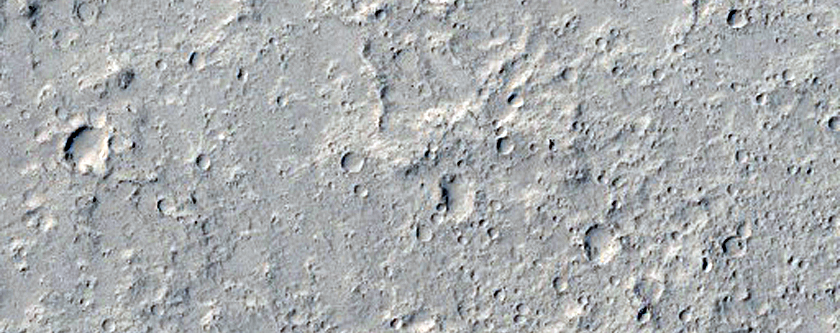 Channel and Terraced Knobs in Cerberus Fossae Region