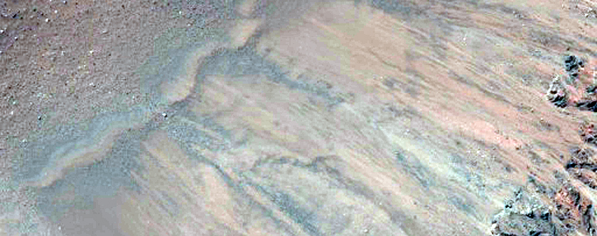 Fresh 3-Kilometer Diameter Crater Near Hellas Planitia