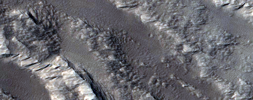 East Olympus Mons Basal Scarp
