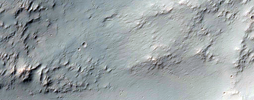 Dissected Layered Bedrock in Tyrrhena Terra